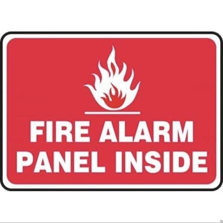 Accuform SAFETY SIGN FIRE ALARM PANEL INSIDE MEXG512XT MEXG512XT